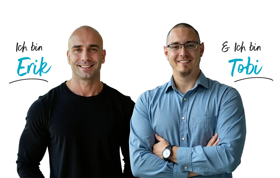 Teambilld Erik Kunz und Tobias Kohlhuber